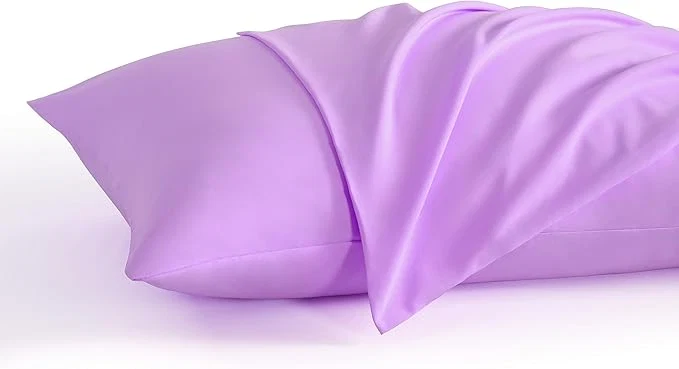 High-Quality NTBAY King Pillow Cases Set of 2 2 Pack Brushed Microfiber 20x40 Pillow Cases Soft Wrinkle Fade Stain Resistant Light Purple Pillow Cases with Envelope Closure 20x40 Inches Light Purple Official