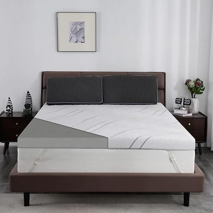 Clean Ultra Firm Mattress Topper King Size 3 Inch Extra Firm Mattress Pad for Pain Relief High Density Support Bed Topper with Removable amp Washable Cover CertiPUR-US No Smell Environmentally Friendly