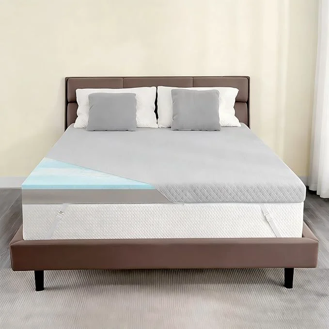 Sustainable Extra Firm Mattress Topper Full 3 Inch High-Density Firm Mattress Pad for Back Pain Relief Bed Topper with Removable Cover No Smell No Slip CertiPUR-US 75 quot x 54 quot Reusable