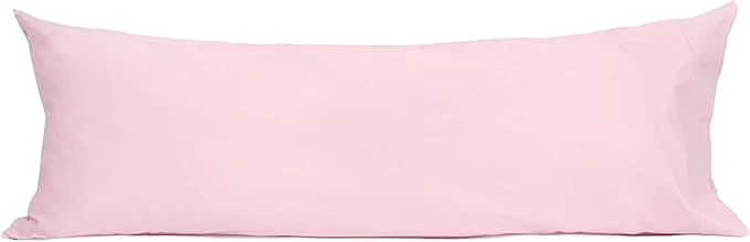 Proven Sunflower Body Pillowcase Cotton Long Pillow Cover Case Envelope Closure 1 Pack 20×54 inches Dark Pink Soft and Breathable Lightweight