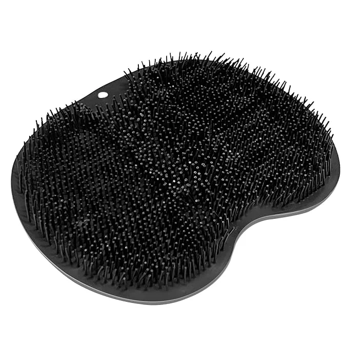 Authentic Shower Foot Scrubber Mat Back Washer Back Exfoliating Bath Wash Pad Wall Organic
