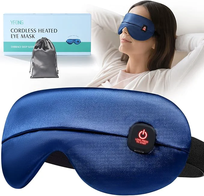 Luxury YFONG Cordless Heated Eye Mask for Dry Eyes Warm Eye Compress for Stye Optimized