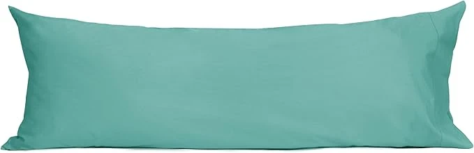 Secure Sunflower Body Pillowcase Cotton Long Pillow Cover Case Envelope Closure 1 Pack 20×54 inches Lagoon Soft and Breathable Expertly Made