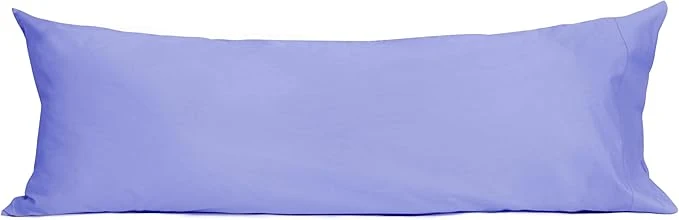 Powerful Sunflower Body Pillowcase Cotton Long Pillow Cover Case Envelope Closure 1 Pack 20×54 inches Lavender Soft and Breathable User-Friendly