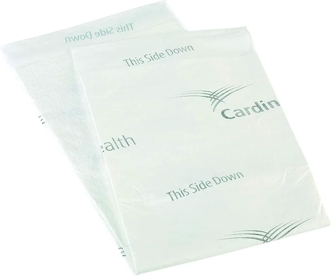 Eco-Friendly Cardinal Health UPPMX2436 Premium Under Pad - Wings Maximum Absorbency - White - 24 x 36 in - Strong Breathable Back-Sheet Technology - Air-Permeable - Soft Top Sheet - 1 case of 70 Each Relaxed