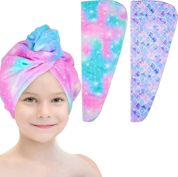 Exclusive Basumee Microfiber Hair Towel Wrap Relaxed