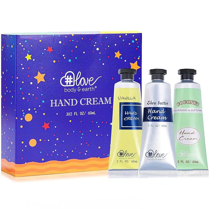 Artisan BODY EARTH LOVE Hand Cream Gift Set Mothers Day Gifts Certified