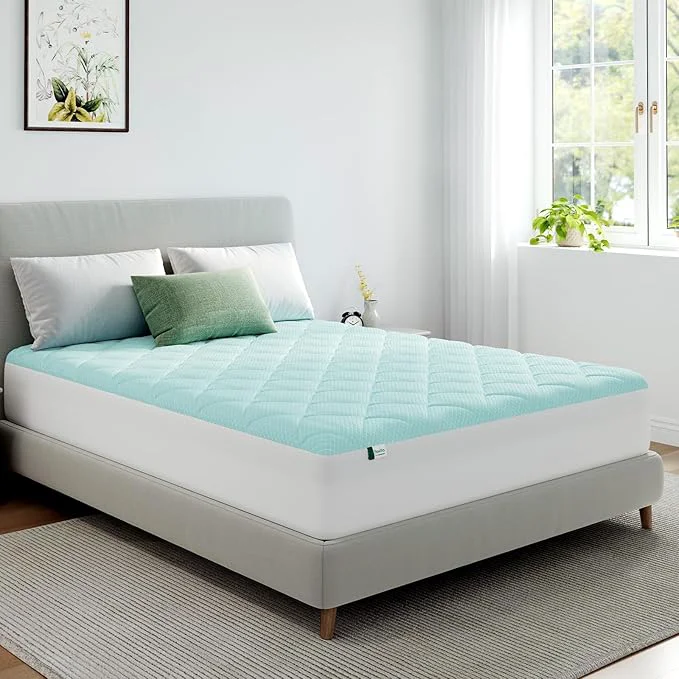 Professional Novilla Cooling Mattress Topper Full Size Mattress Pad with Deep Pocket for 8-21 quot Mattress Soft Mattress Cover for Back Pain Relief 3D 7D Down Bed Topper for Hot Sleepers Lightweight