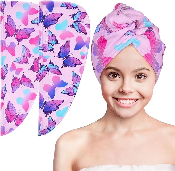 Enhanced Basumee Microfiber Hair Towel Wrap Easy-to-Use