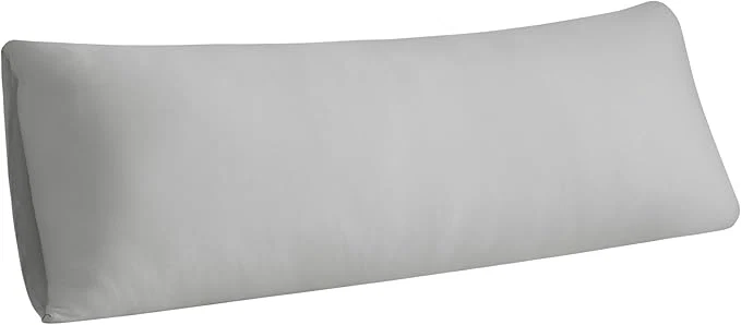 Exclusive Stretchy Body Pillow Case Cover - Jersey Knit Long Pillowcase for Body Pillow 1 Pack - Envelope Closure amp Skin-Friendly Soft and Breathable for Sleeping 20 quot x54 quot Light Gray Traditional