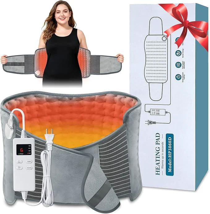 Certified Heating Pad for Back Pain Relief Extra-Large 12 x24 26 Extendable Electric Exclusive