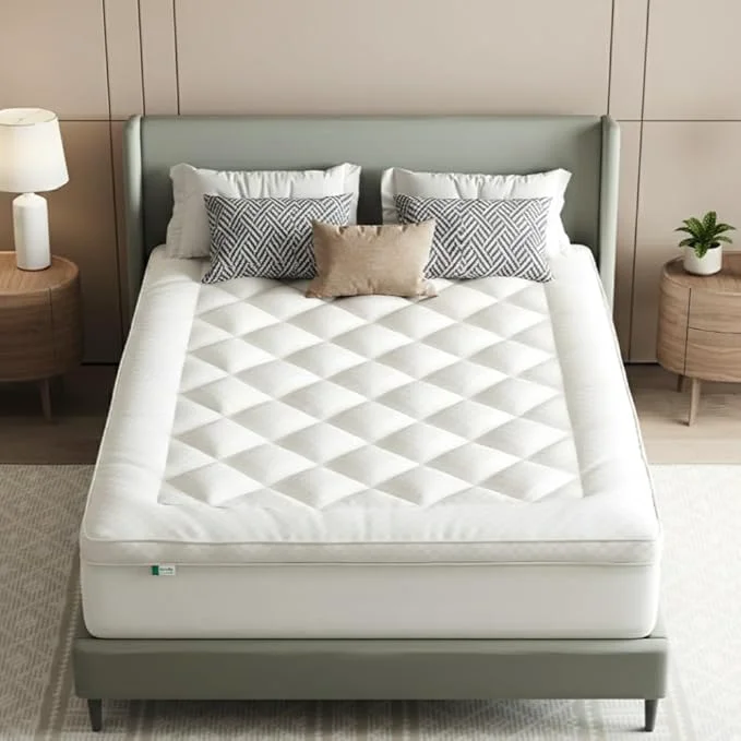 Quality Novilla Full Mattress Topper Extra Thick Pillow Top Mattress Pad Down Fill Breathable Cotton Cover 8-21 quot Deep Pocket Soft Bed Topper for Back Pain Relief Oatmeal Fine