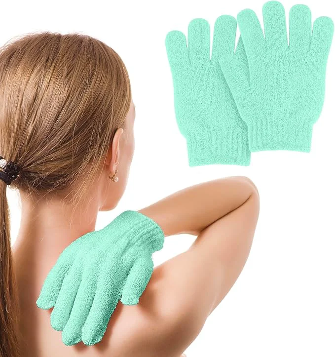 Responsible MOLOPPO 2 PCS Exfoliating Glove Scrub Gloves Exfoliating Body Exfoliator Dependable