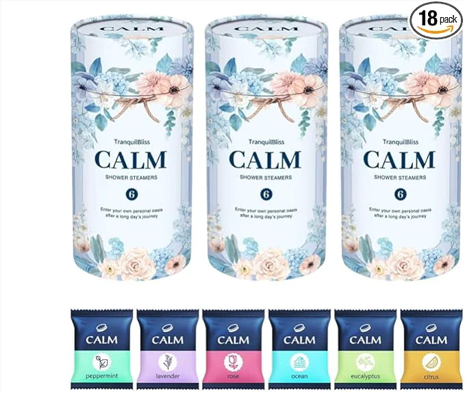 Premium Shower Steamers 18 Count Scented Shower Bombs Eco-Friendly
