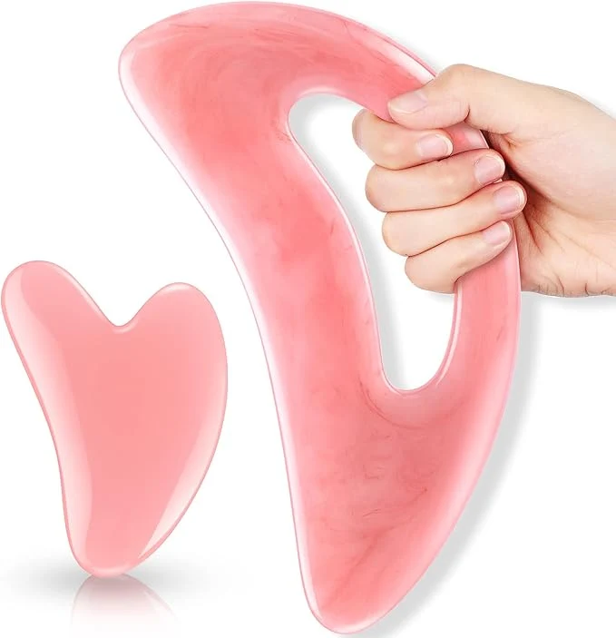 Lightweight BBTO 2 Pcs Body Gua Sha Tool Large Resin Scraping Tools Next-Generation