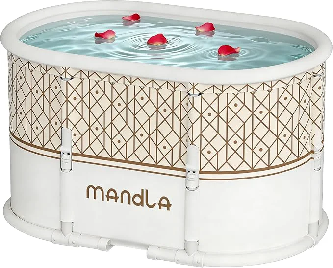 Premium Material Portable Bathtub Foldable Bathtub No Installation standing Shower Bathtubs Green