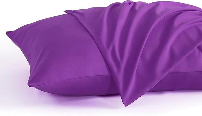 Proven NTBAY Standard Pillow Cases Set of 2 2 Pack Brushed Microfiber 20x26 Pillow Cases Soft Wrinkle Fade Stain Resistant Purple Pillow Cases with Envelope Closure 20x26 Inches Purple