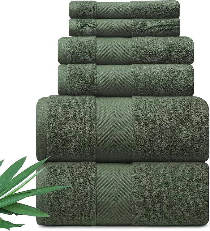 Premium Alusa Home Ultra Soft Plush Viscose from Bamboo Bath Towels Superior