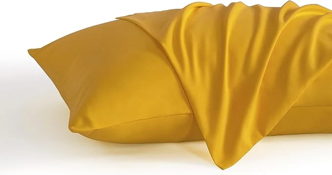 Powerful NTBAY Queen Pillow Cases Set of 2 2 Pack Brushed Microfiber 20x30 Pillow Cases Soft Wrinkle Fade Stain Resistant Ginger Yellow Pillow Cases with Envelope Closure 20x30 Inches Ginger Yellow Smart