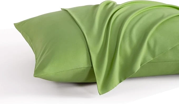 Comfortable NTBAY King Pillow Cases Set of 2 2 Pack Brushed Microfiber 20x36 Pillow Cases Soft Wrinkle Fade Stain Resistant Sage Green Pillow Cases with Envelope Closure 20x36 Inches Sage Green Crafted