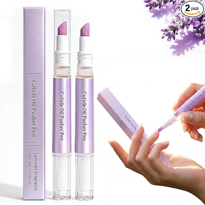 Specialty 2-in-1 Cuticle Oil Pusher Pen 2026 New Ceramic Cuticle Pusher Oil Pen Official