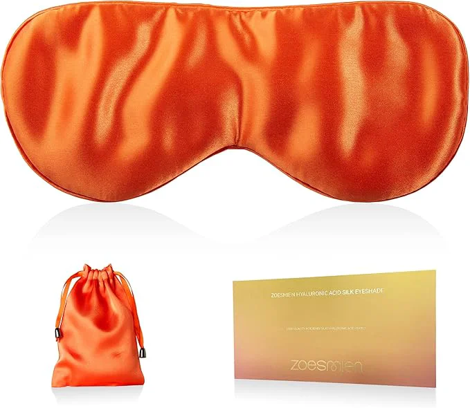 Smooth Sleep Mask Mulberry Silk for Light Blocking ZOESMIEN Eye Mask for Women Lightweight