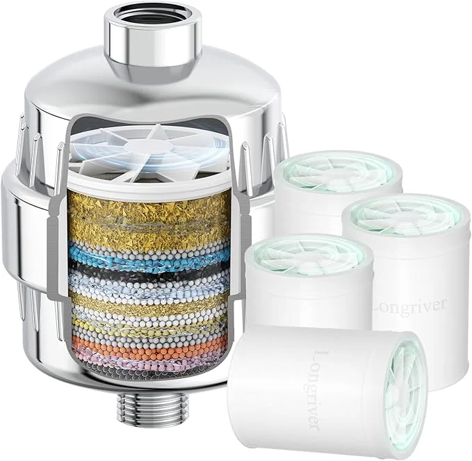Trendy R7 Shower Filter with 4 Cartridge High Put Shower Water Filter Smart