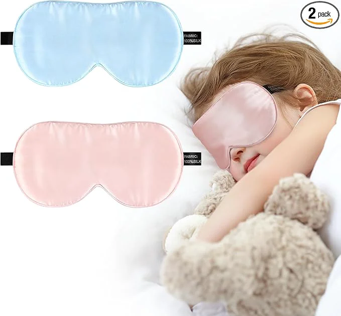 Versatile Silk Sleep Eye Mask for Kids Natural Pure Silk Sleeping Masks First-Class