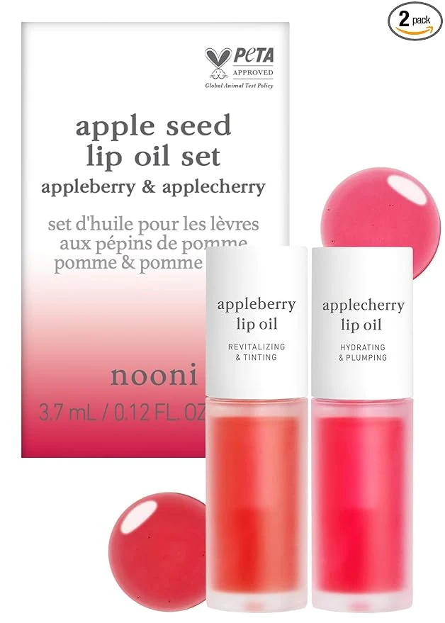 Refined NOONI Korean Lip Oil Set High-Quality