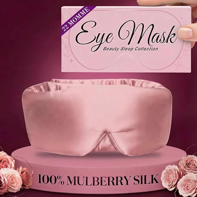 Unique SLEEP SANCTUARY Pure Mulberry Silk Sleep Mask Original