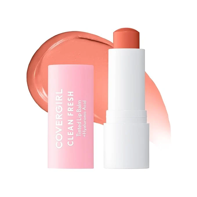 Original Design CoverGirl Clean Fresh Tinted Lip Balm Vegan Formula Natural Finish Made Efficient