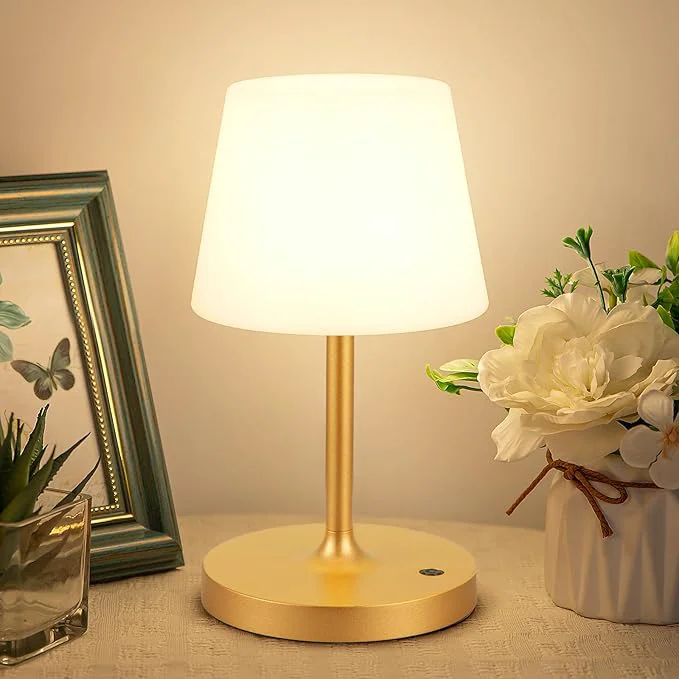Flexible Kakanuo Gold Cordless Shower Lamp Waterproof Rechargeable Cordless Lamp Crafted