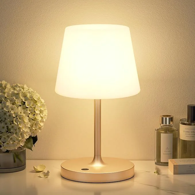 Casual Kakanuo Champagne Gold Shower Lamp Waterproof Rechargeable Cordless Lamp Luxury