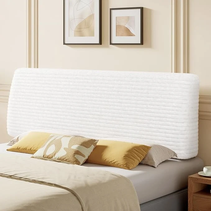 Proven 4.7 quot Upholstered Headboard for Queen Size Bed Height Adjustable and Ergonomic Headboard Easy Assemble Sturdy and Durable Corduroy White Unique