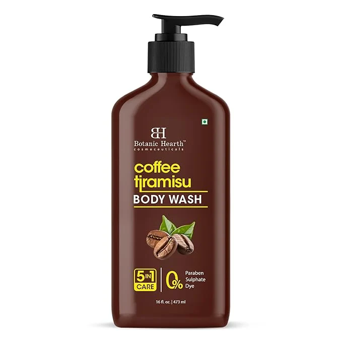 Safe Botanic Hearth Coffee Tiramisu Body Wash – 5-in-1 Nourishing Cleanser Powerful
