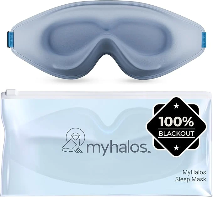Natural MyHalos® Sleep Mask – 3D Blackout Eye Mask Excellent