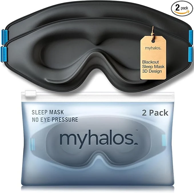 Luxury MyHalos® Sleep Mask – 3D Blackout Eye Mask Casual