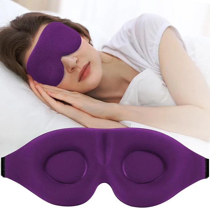 Innovative ZGGCD Sleep Mask for Side Sleeper Light Blocking Sleeping Eye Mask for Women Efficient