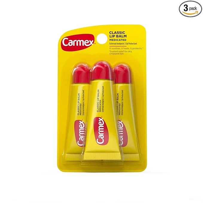 Proven Carmex Flavor Moisturizing Lip Balm Tube Value Pack 0.35 Ounce First-Class