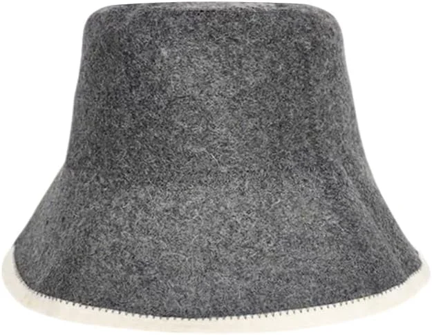 Specialty Wool Sauna Hat Comfortable Soft Felt Wool Cap Breathable Russian Banya Cap Sustainable