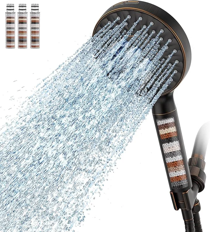 First-Class SR SUN RISE Filtered Shower Head Natural