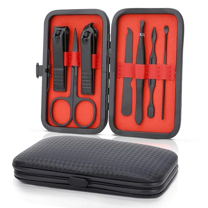 Classic Manicure Set-Stainless Steel Nail Care Set-Professional 7 in 1 Ingrown Toenail Exclusive
