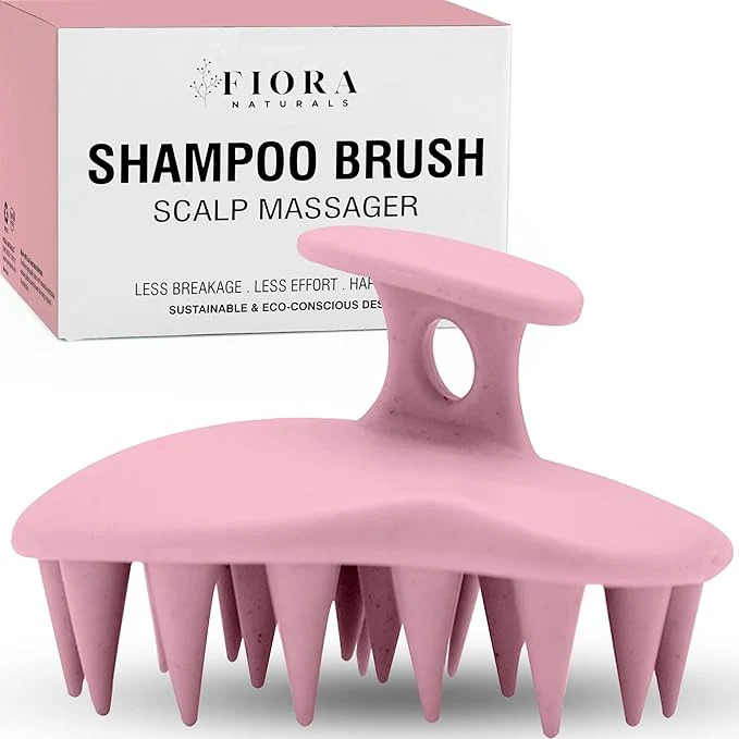 Sophisticated Fiora Naturals Scalp Massager Shampoo Brush Professional