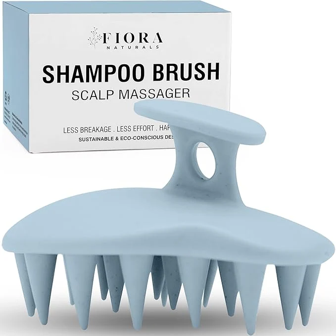 Safe Fiora Naturals Scalp Massager Shampoo Brush Fast