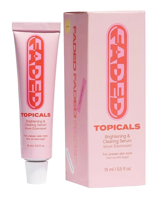 User-Friendly Topicals Faded Brightening and Clearing Serum Reduces Discoloration Practical