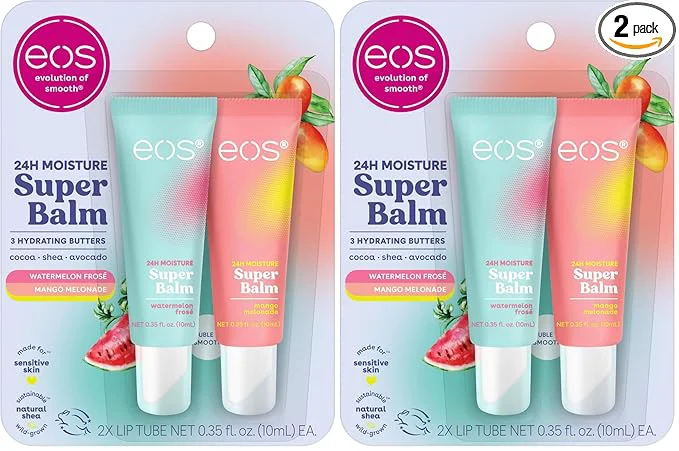 Consistent eos 24H Moisture Super Balm- Watermelon Frosé Mango Melonade Lip Mask Artisan