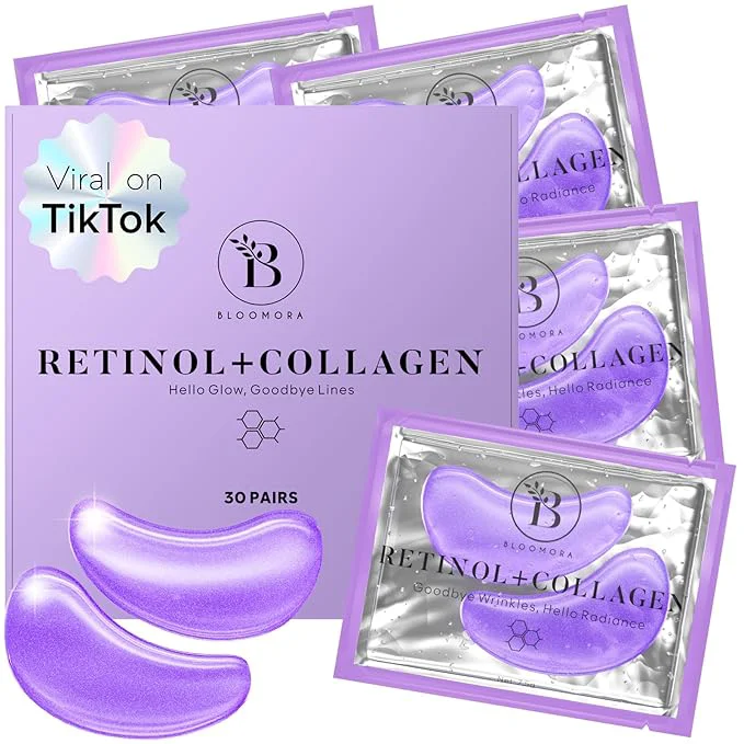 Soft BLOOMORA Retinol Collagen Under Eye Patches Enhanced