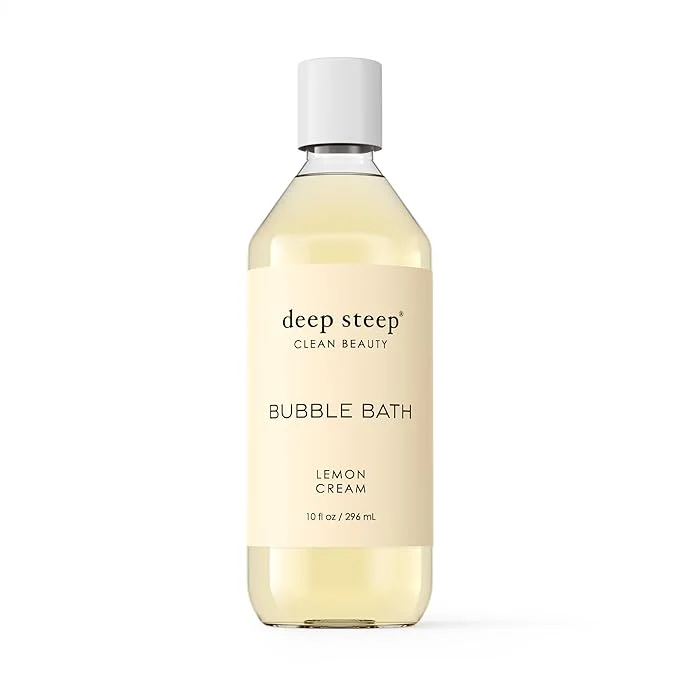 Classic Deep Steep Bubble Bath Lemon Cream 10 oz – Soothing Soak Easy-to-Use