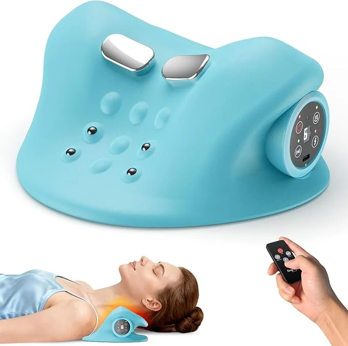 Advanced Ringco Neck Massager with Heat Vibration 3 Level Adjustable Heated Neck Modern