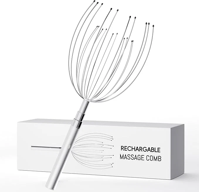 Elegant Winyoung Head Massager Scalp Stress Relief Rechargable Electric Scalp Massager Soft